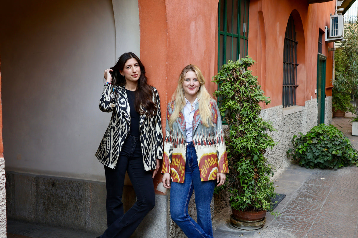 Blazer Khiva e Samarcanda: l’eleganza dell’ikat di seta dell’Asia Centrale