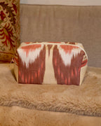pochette ikat colori vivaci artigianale