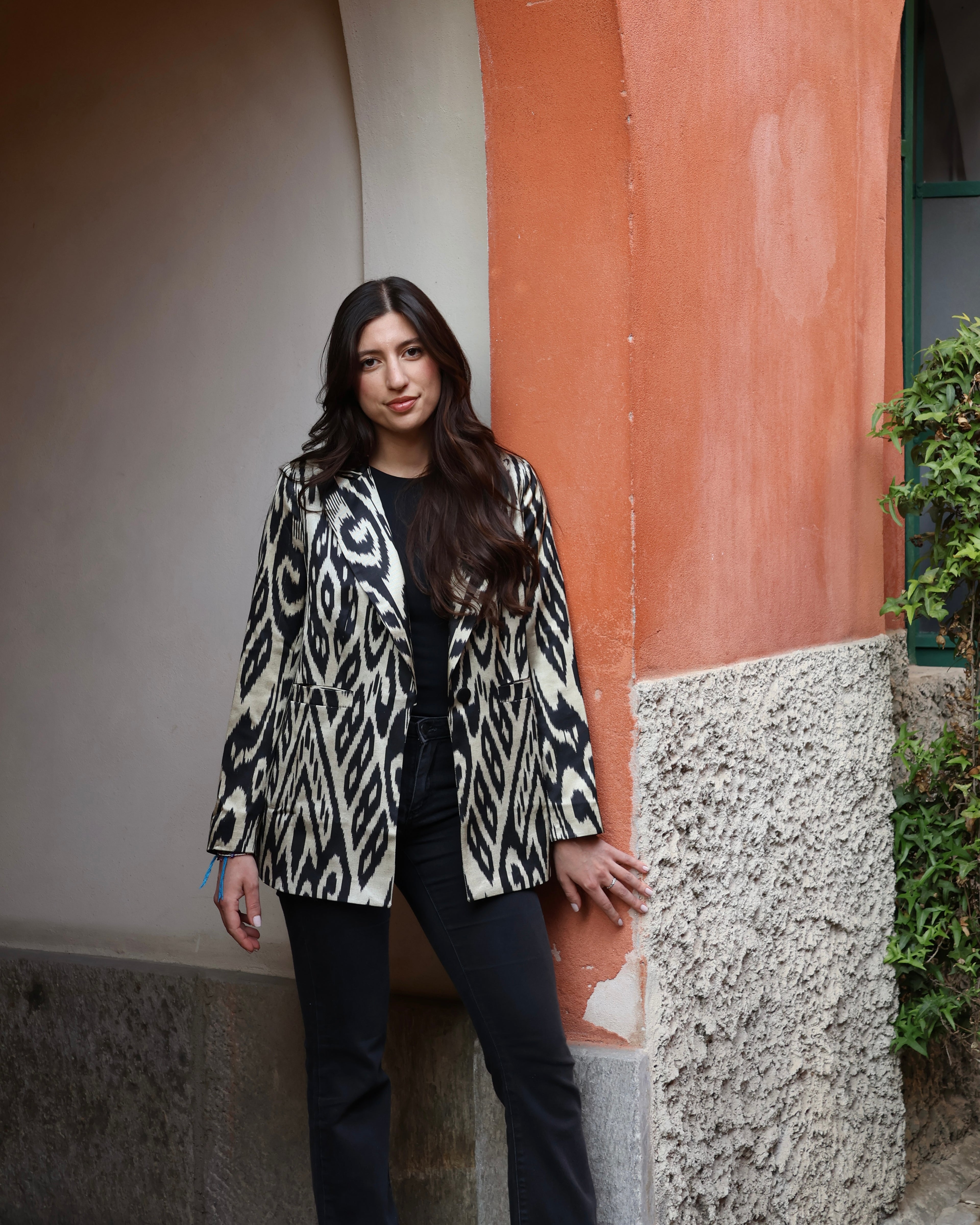 giacca donna artigianale look quotidiano