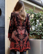 cappotto artigianale cashmere e seta nero anirav brand milano fatto a mano