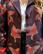 cappotto artigianale cashmere e seta nero