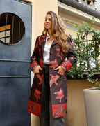 cappotto artigianale cashmere e seta nero anirav brand milano fatto a mano