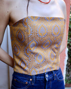 tessuto artigianale corsetto anirav motivo decorativo