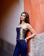 corsetto donna outfit casual elegante facile
