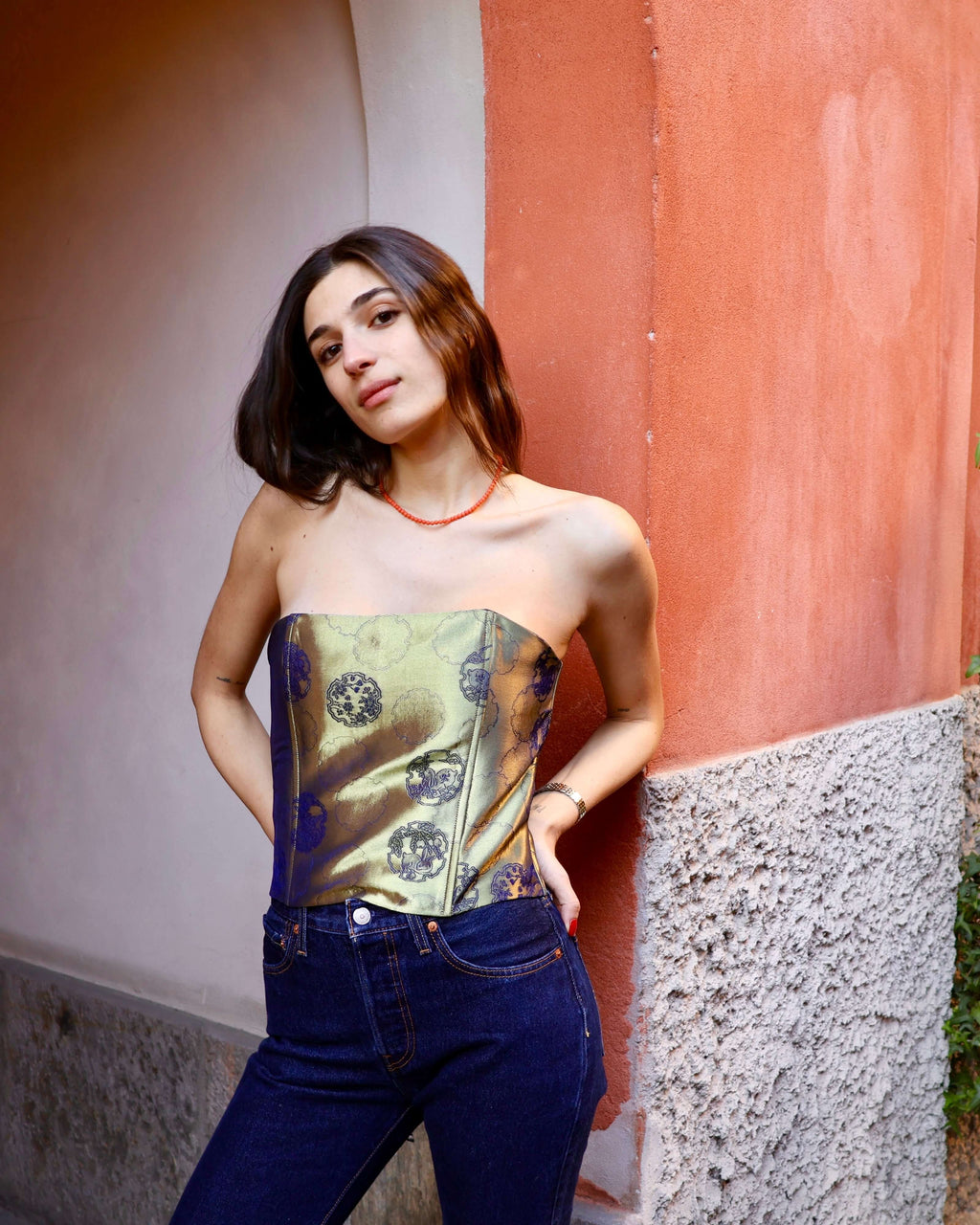 dettaglio corsetto anirav brand primavera estate