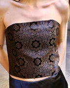 corsetto donna pezzo unico tessuto ricercato