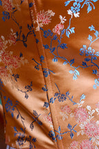 dettaglio tessuto cinese seta corsetto