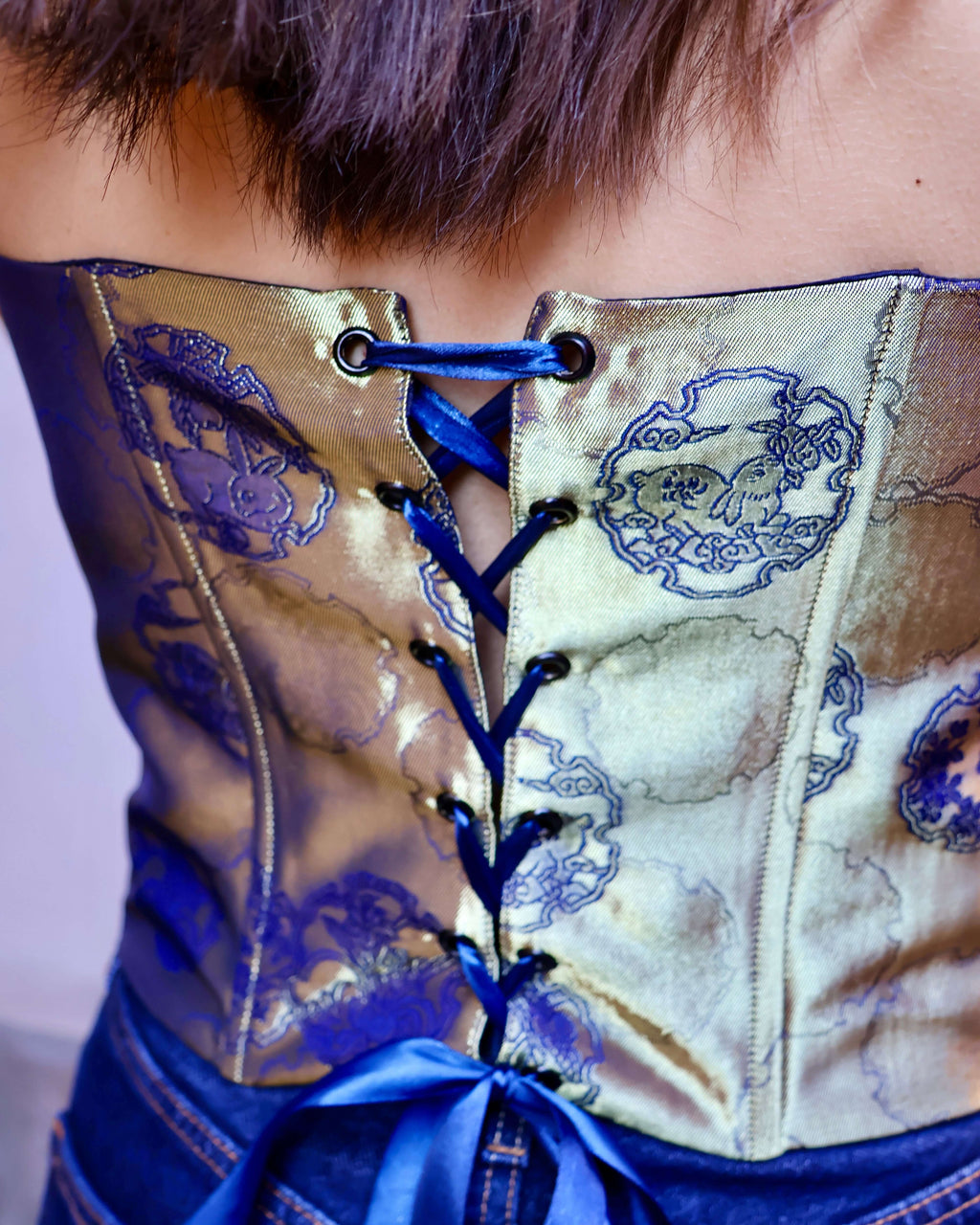 dettaglio chiusura nastro corsetto